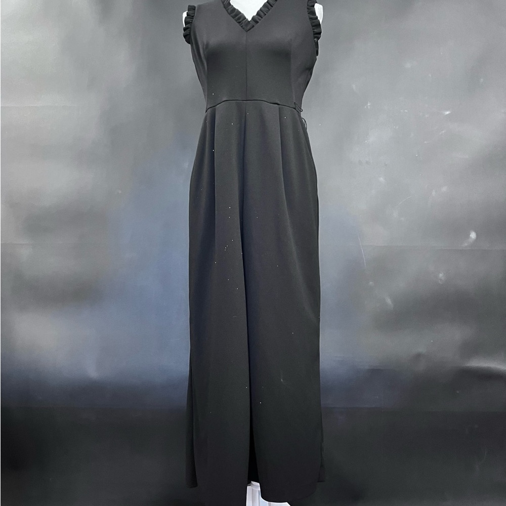 Calvin Klein Jet Black jumpsuit. Condition: Gently used.